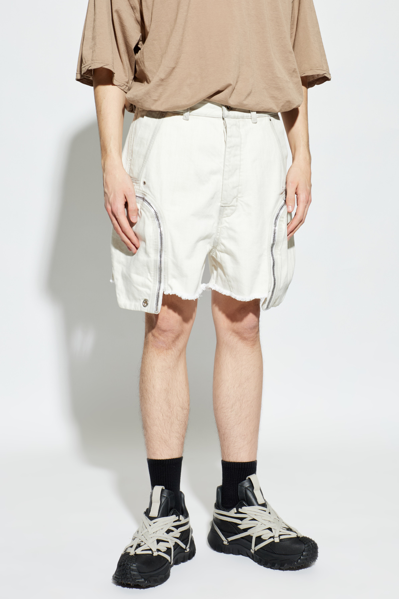 Rick Owens DRKSHDW Denim shorts with a vintage effect | Men's | Vitkac